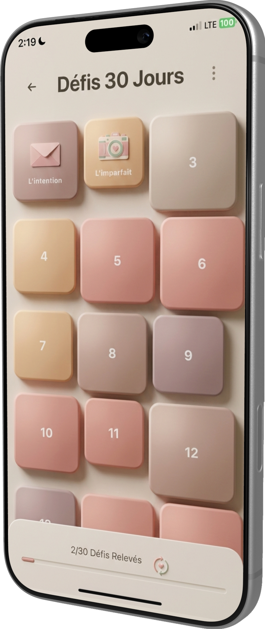 Aperçu de l'application Nous Deux